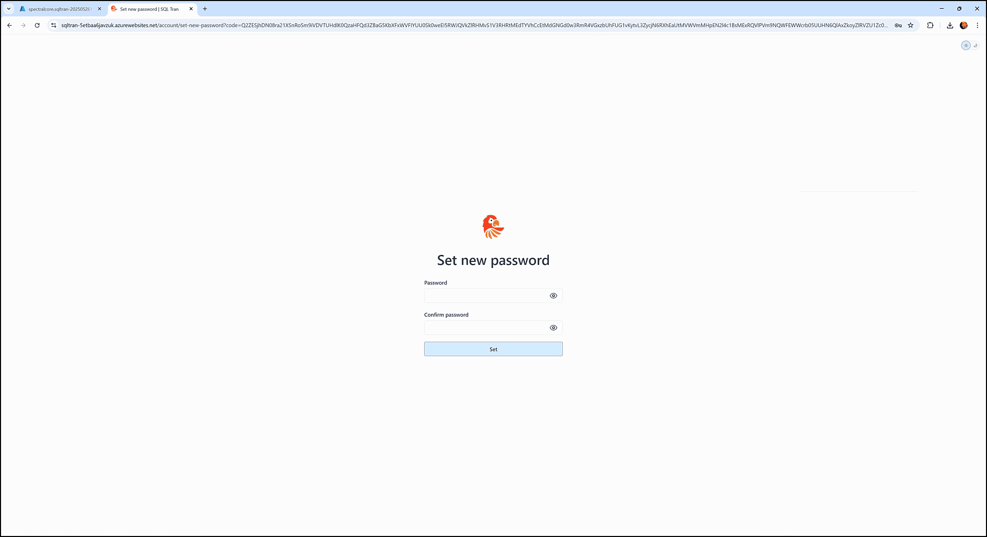 Deploying and activating - SQL Tran - Spectral Core