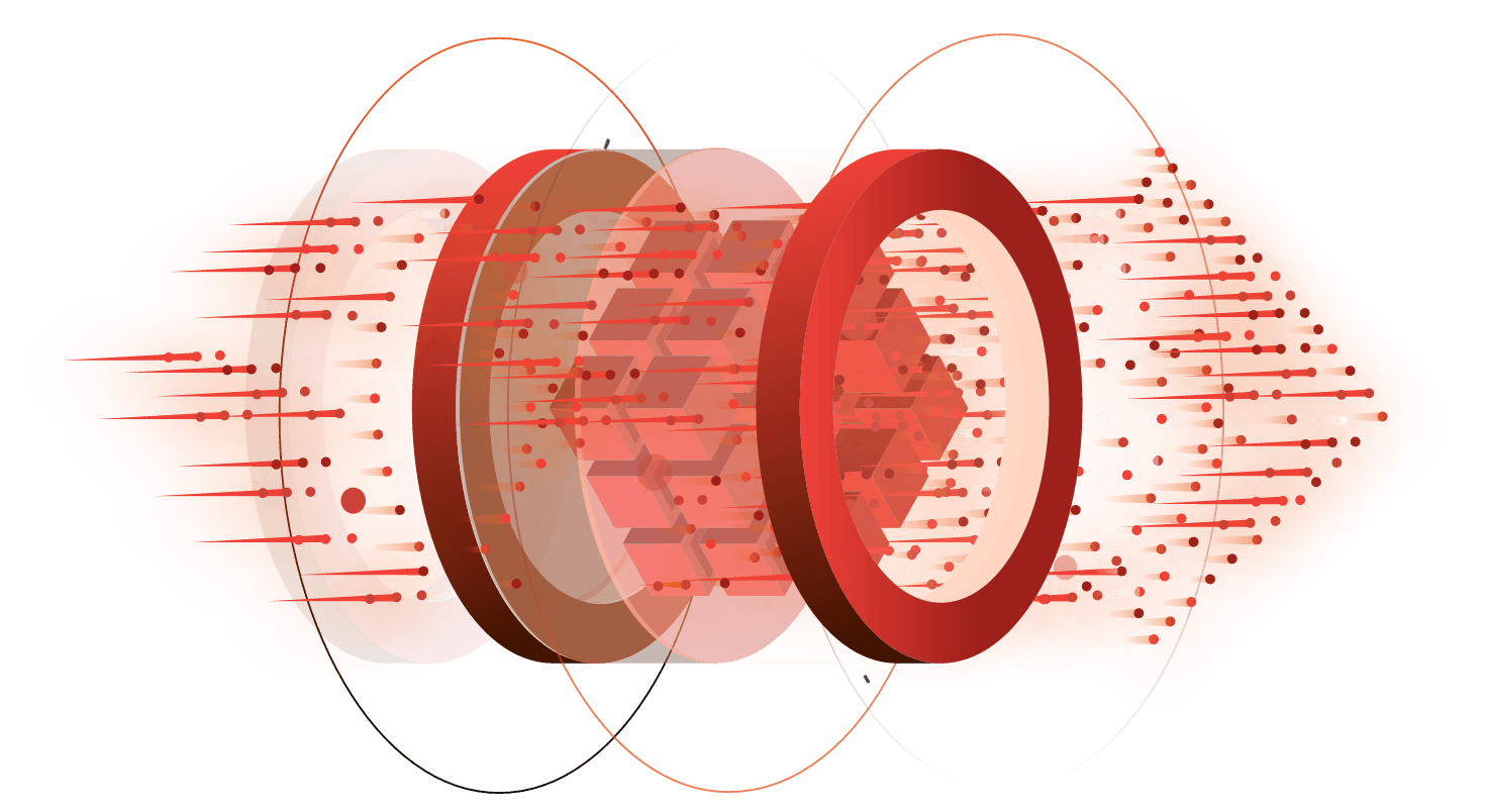 SQL Flow relay arrow showing committed changes moving through the platform